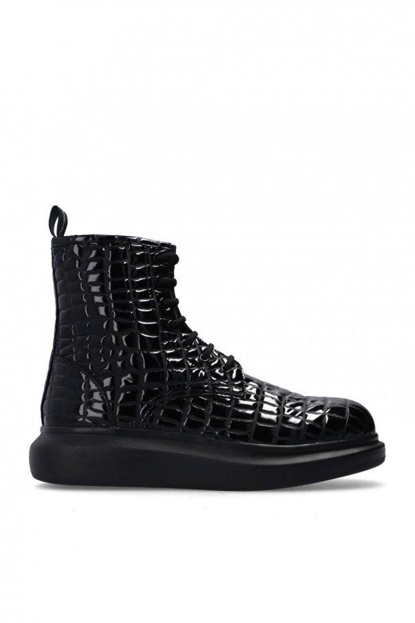 Alexander McQueen Ankle boots with logo